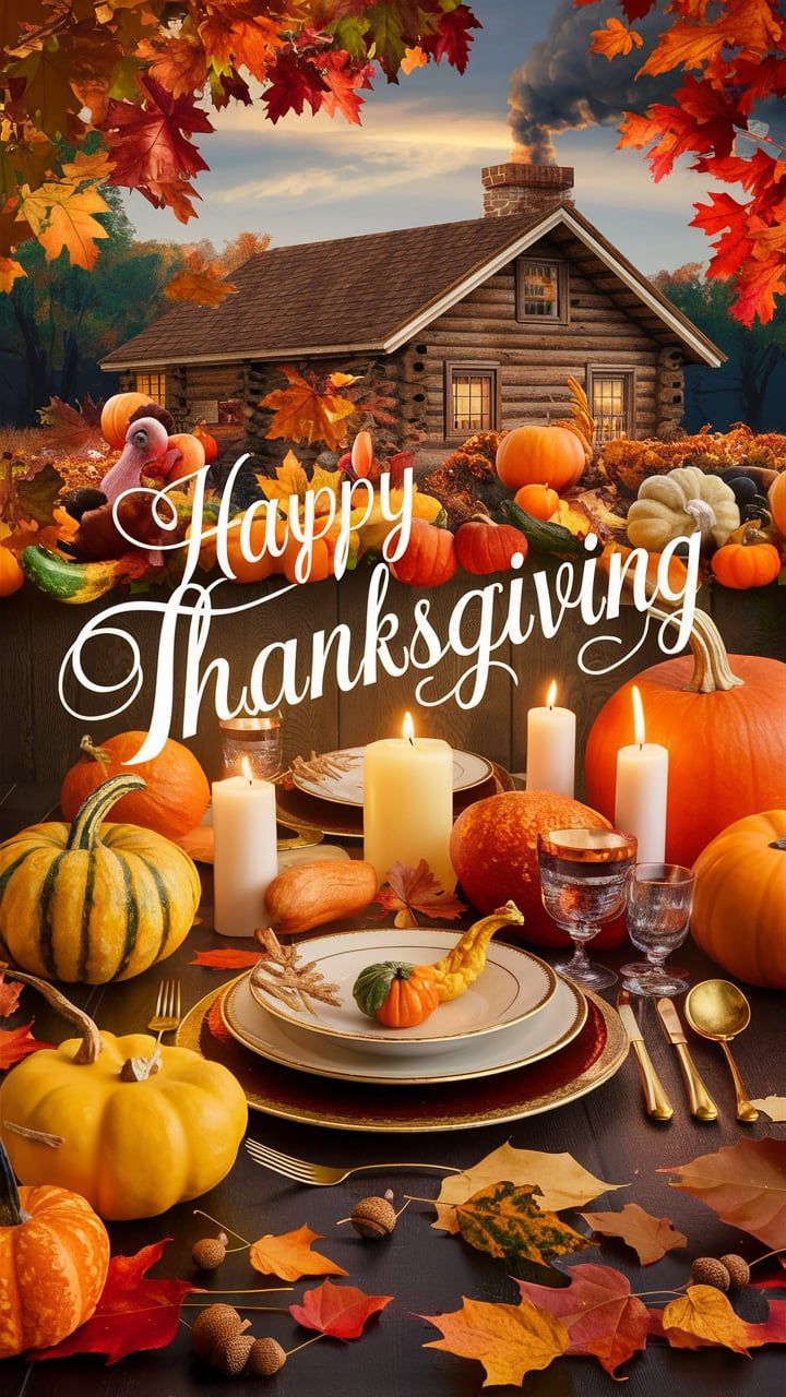 Enchanting Thanksgiving iPad Wallpaper