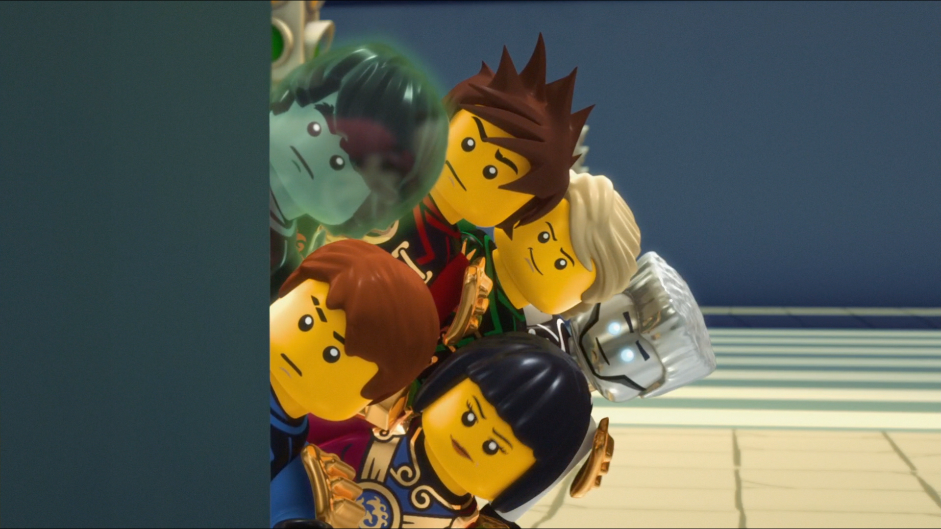 Lego Ninjago Heroes: Nya, Cole, Lloyd, Jay & Kai HD Wallpaper