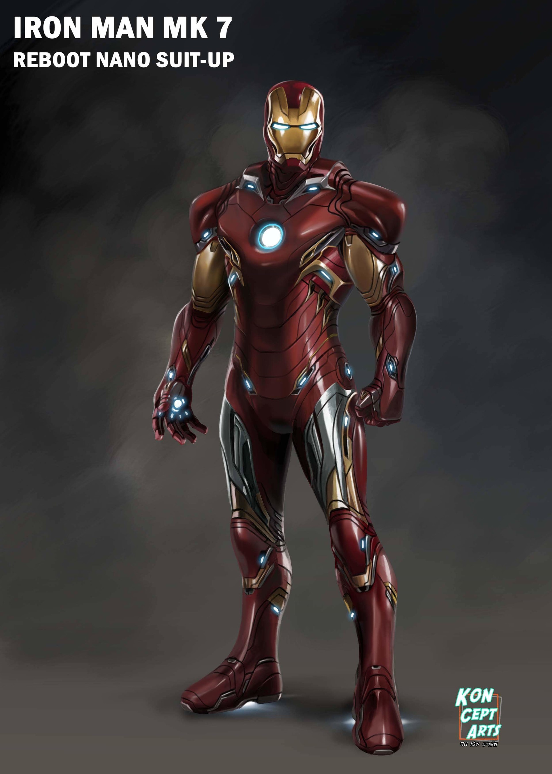 Ironman mk7 nanotech suit