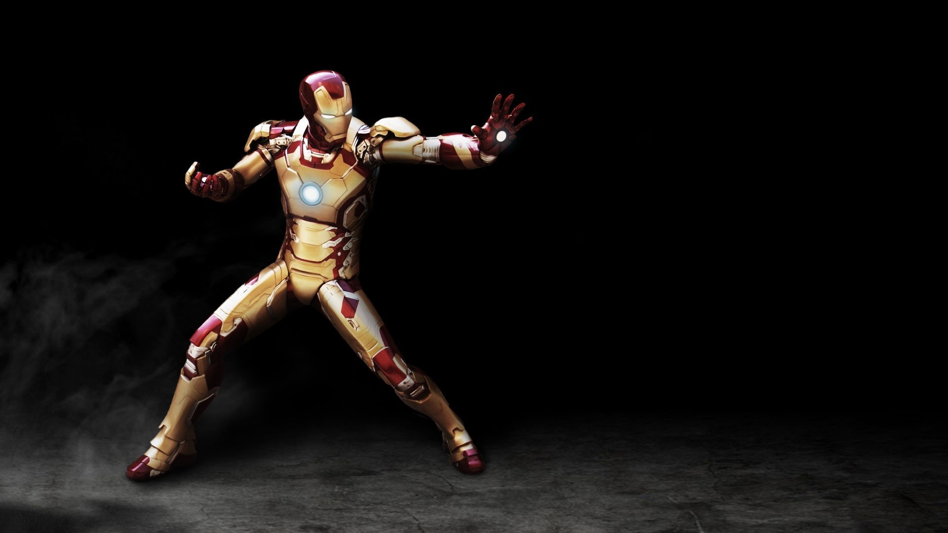 Wallpaper cinema, red, golden, armor, power, Iron Man, man, film for mobile and desktop, section фильмы, resolution 1920x1080