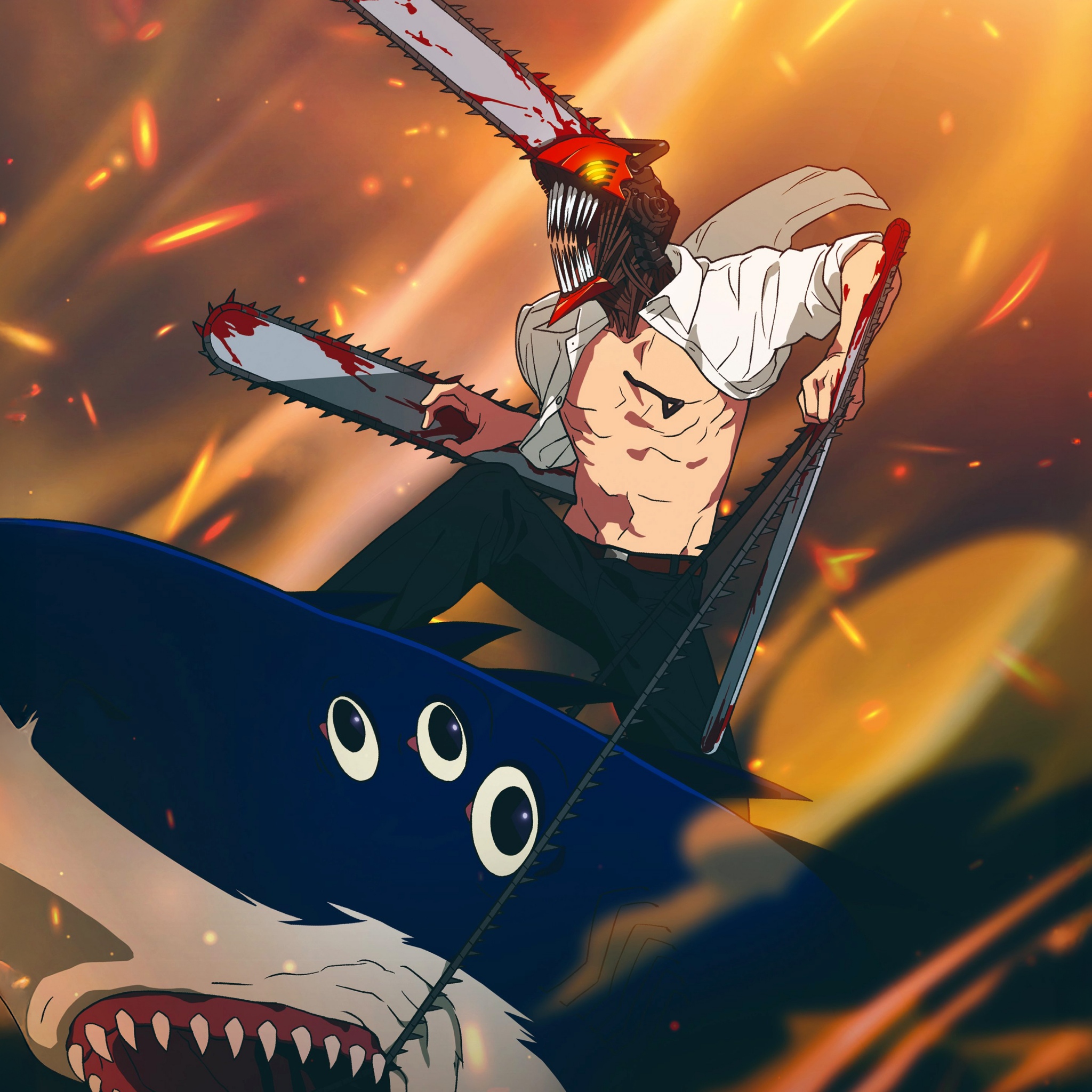 Chainsaw Man Movie: Reze Arc Wallpaper 4K, Denji, 5K