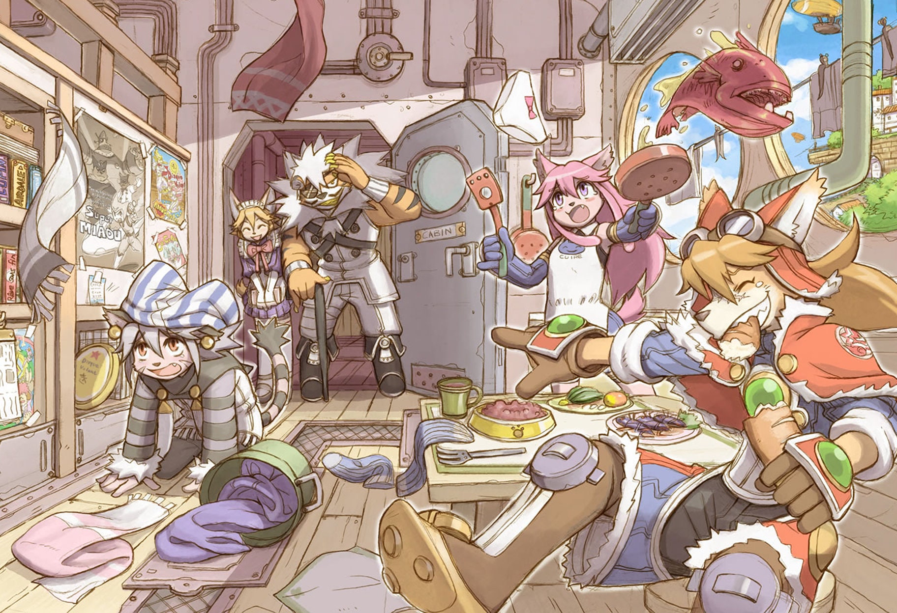A Trailer And A Stack Of Concept Art For Solatorobo: Red the Hunter