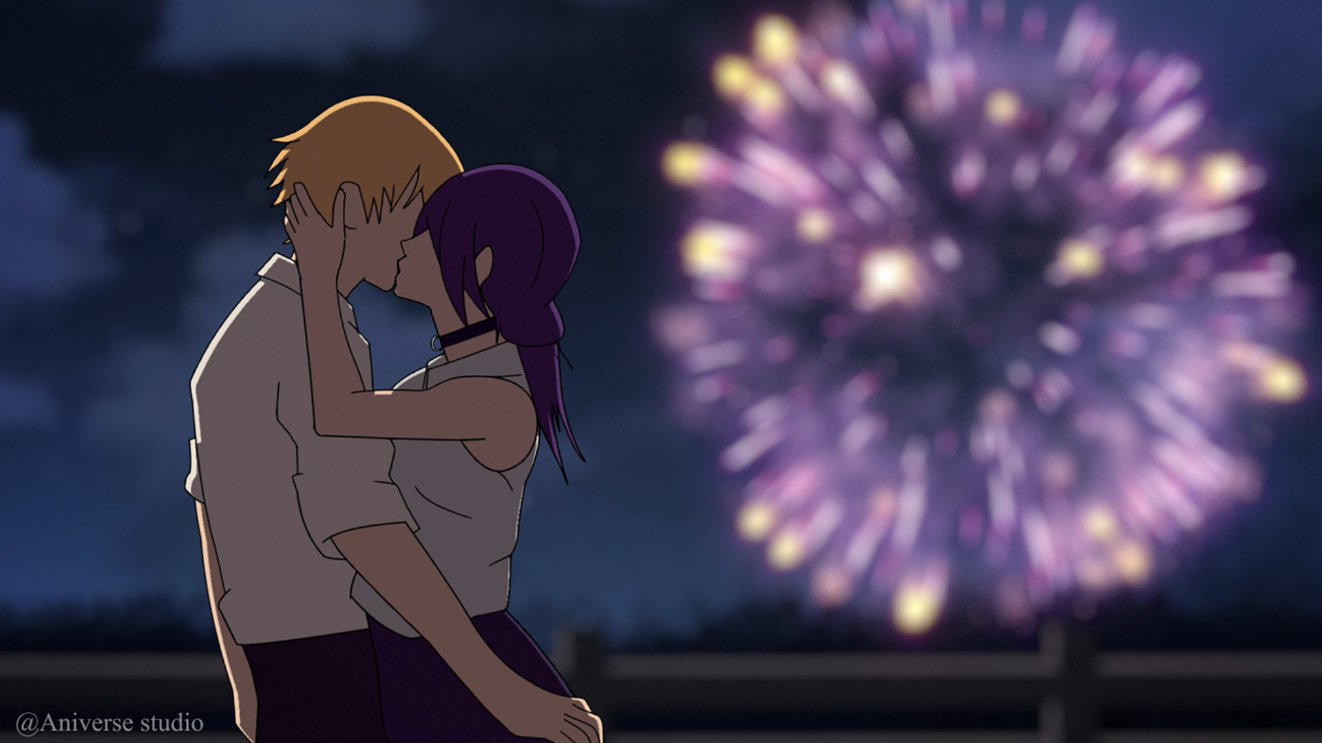 Download Reze (Chainsaw Man) Chainsaw Man Denji (Chainsaw Man) Anime HD Wallpaper