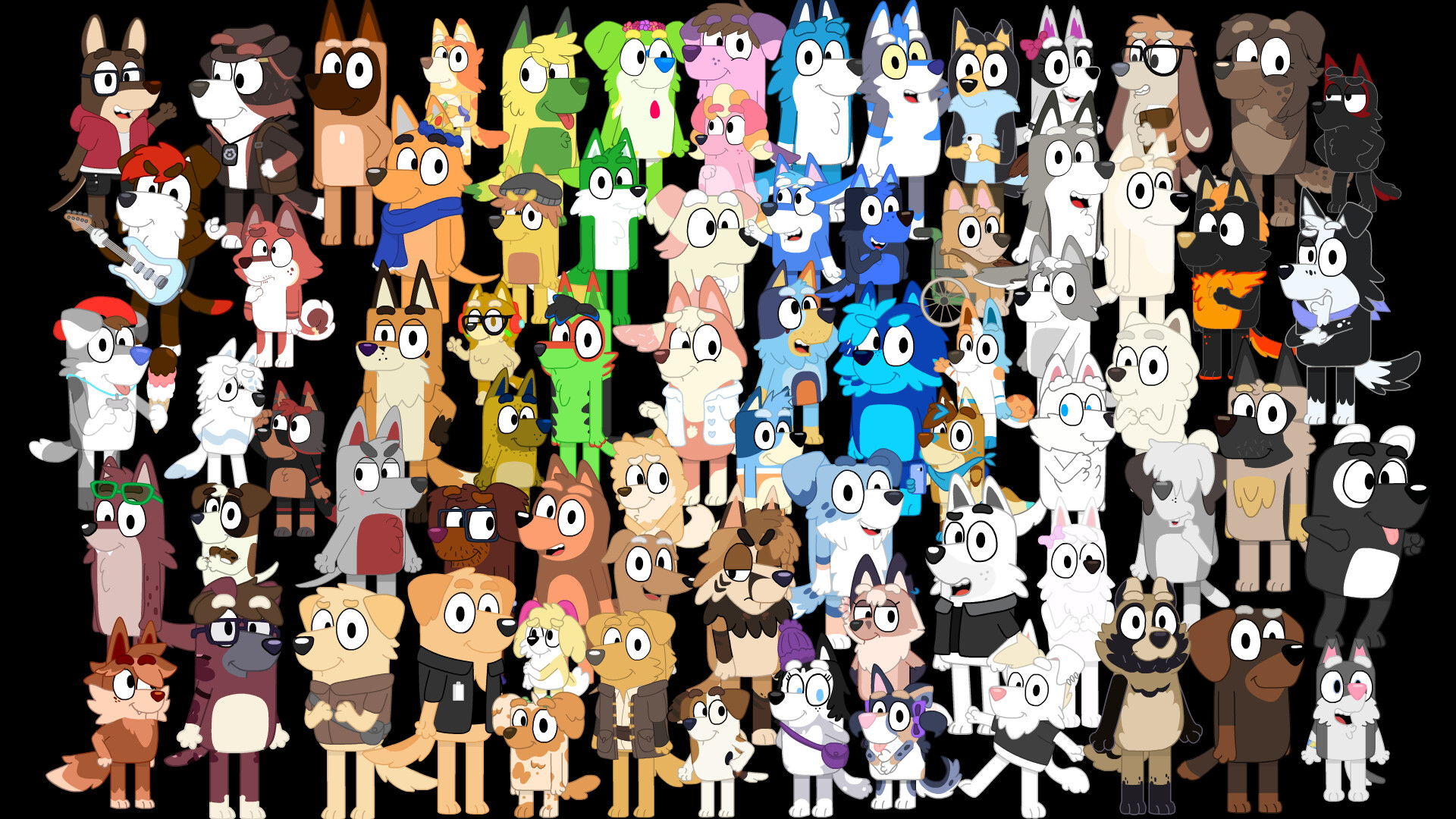 Jobel Lobo OCs Collage