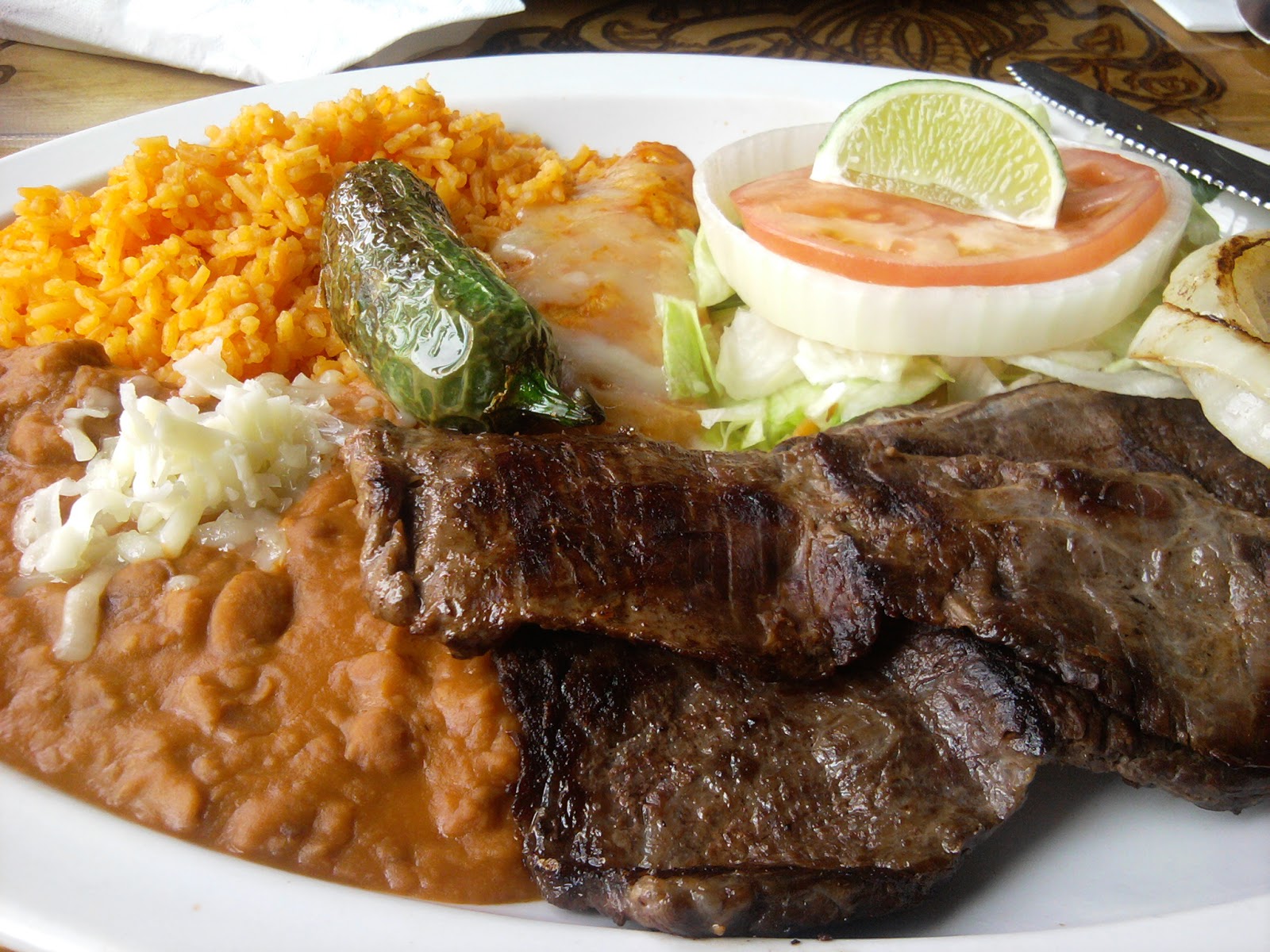 Foodie Album: Great Mexican Steak Dishes at La Hacienda with Real Ingredients