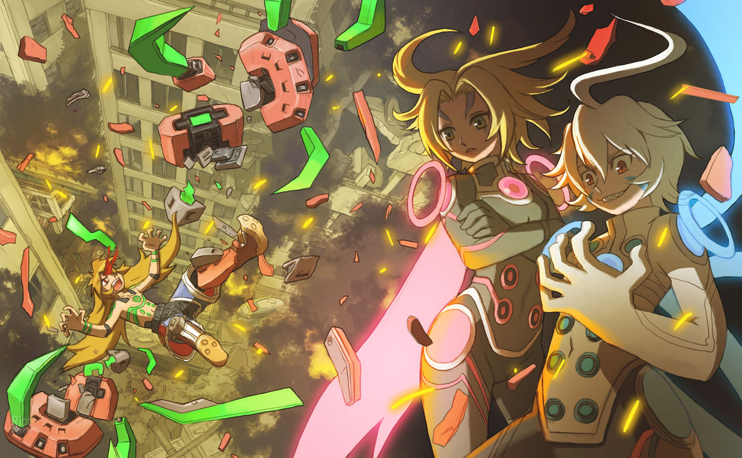 Solatorobo: Red the Hunter artworks at Riot Pixels