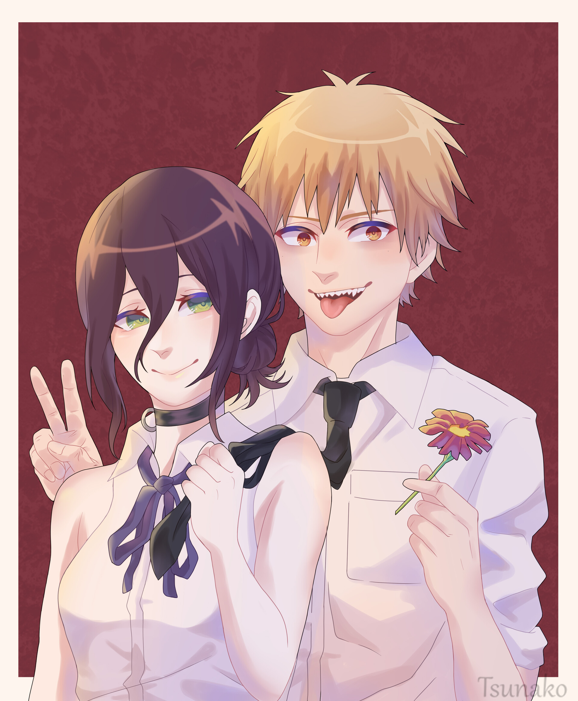 Chainsaw Man. Reze & Denji