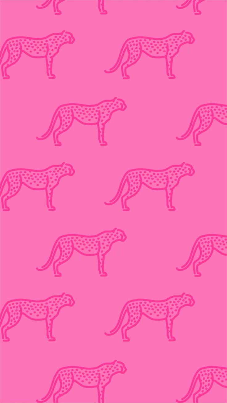 Pink Leopard Background Preppy iPhone Lockscreen Wallpaper