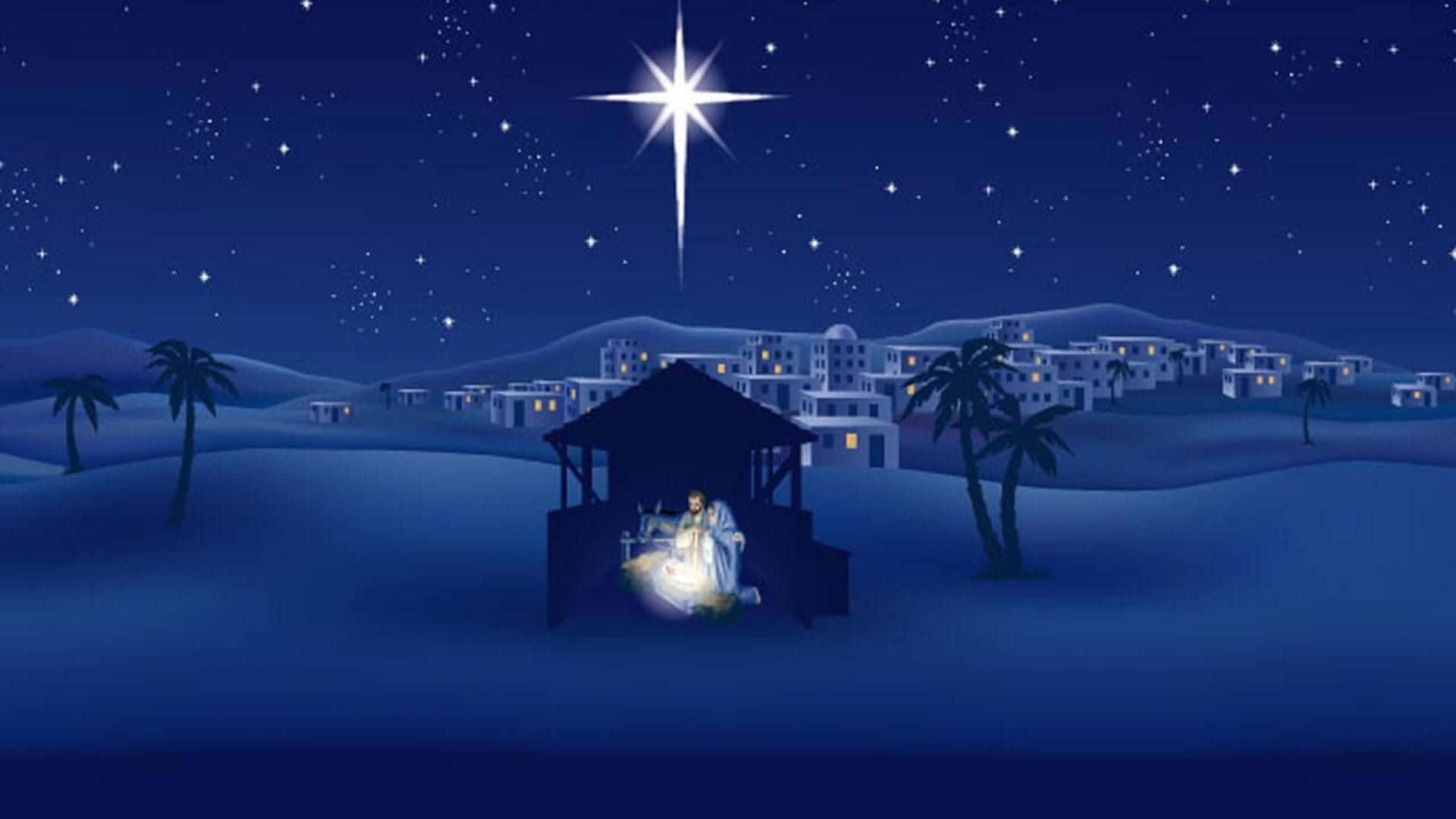 Download A Beautiful Nativity Scene