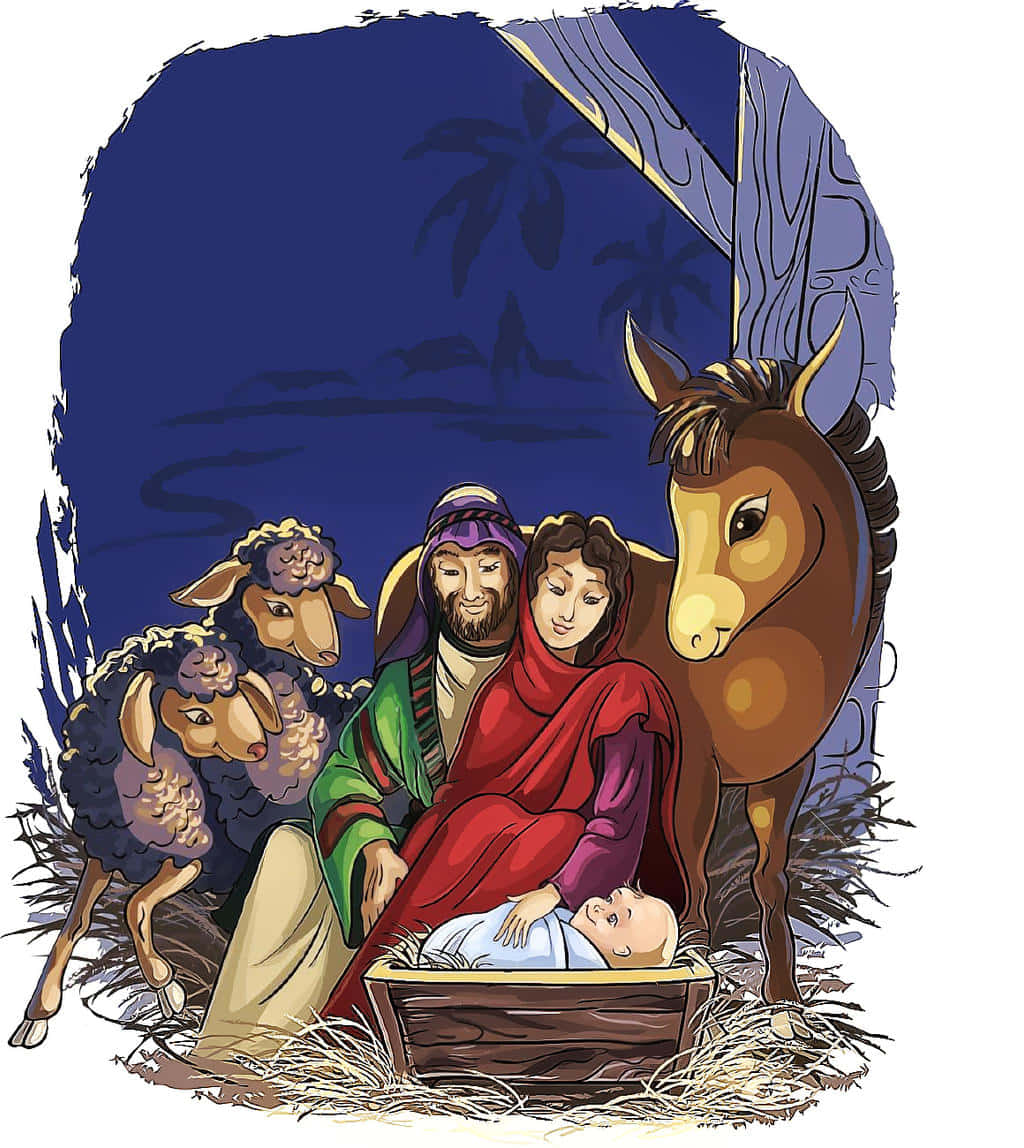 Download A Christmas Nativity Scene