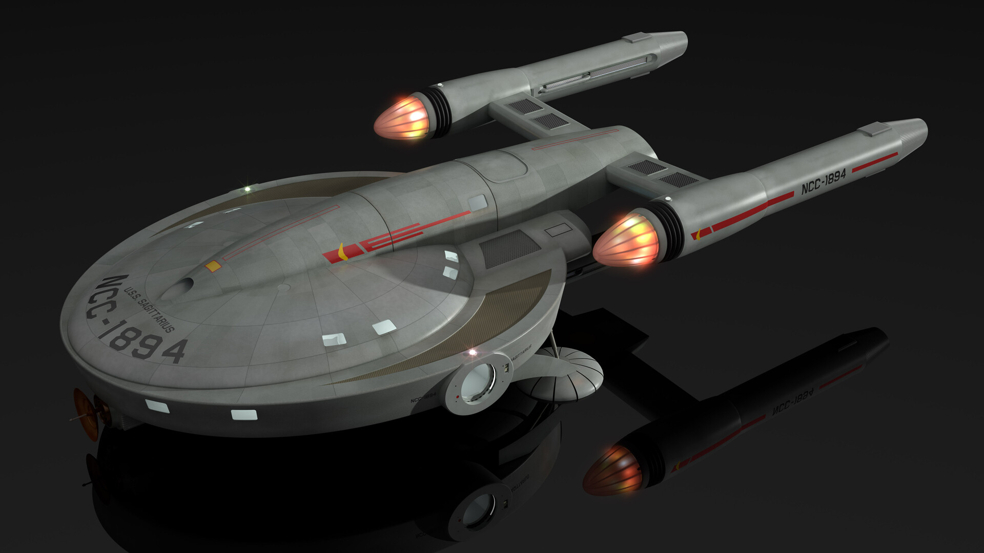 David Gian Cursio Class Starship From Star Trek: Vanguard