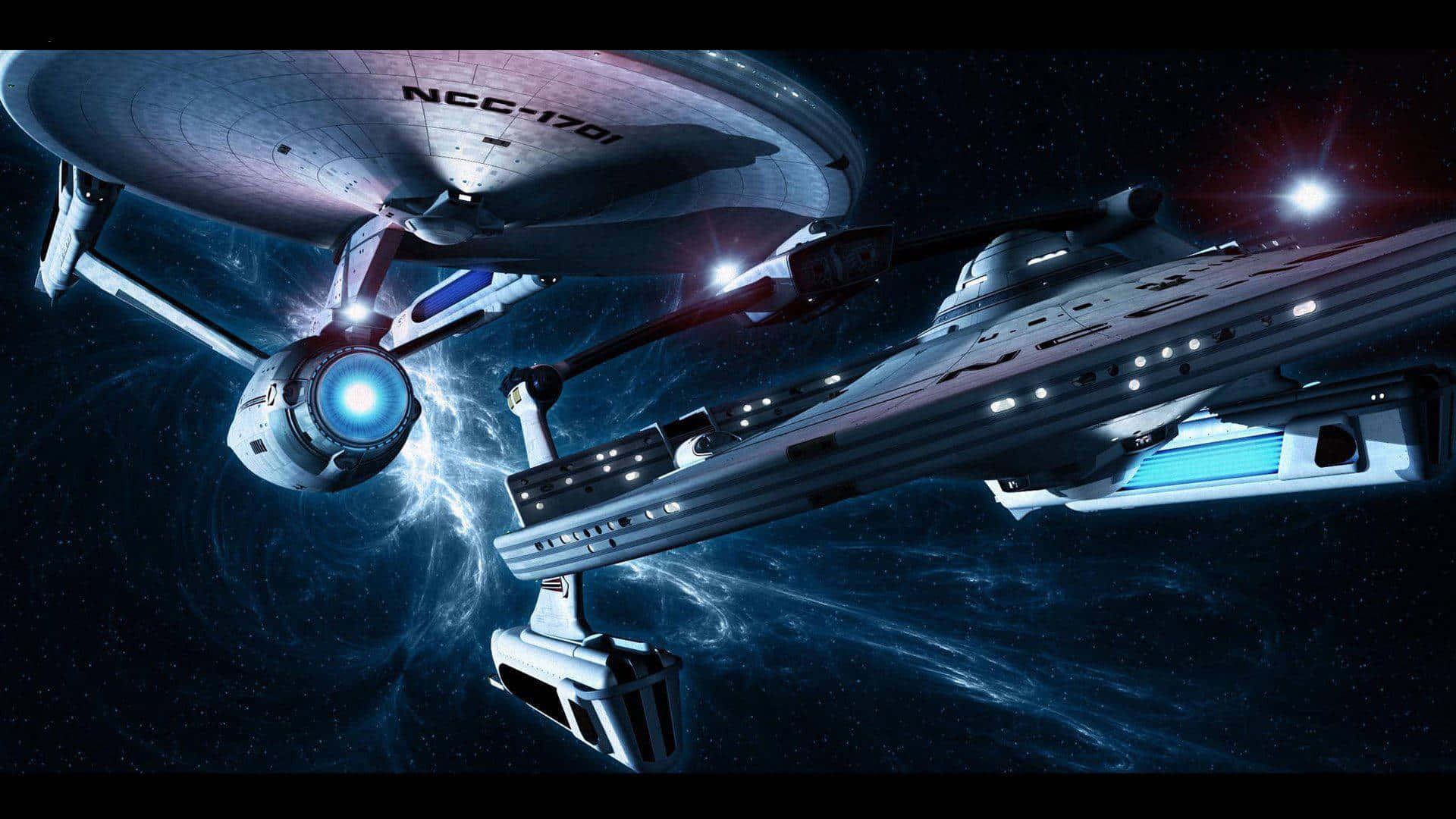 Download The ship of exploration and adventure, the U.S.S. Enterprise Wallpaper