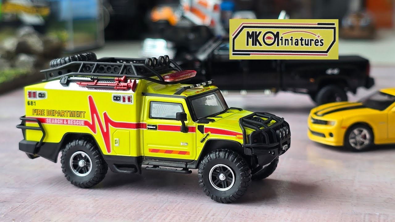 First Look! MK Miniatures Transformers Hummer H2 Ratchet. 1 64 Scale, Diecast Car Model