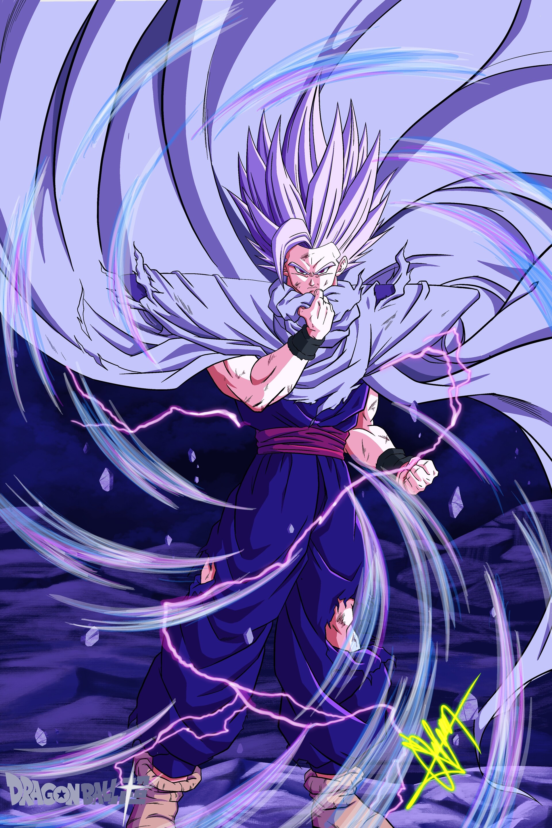 Gohan beast cape póster