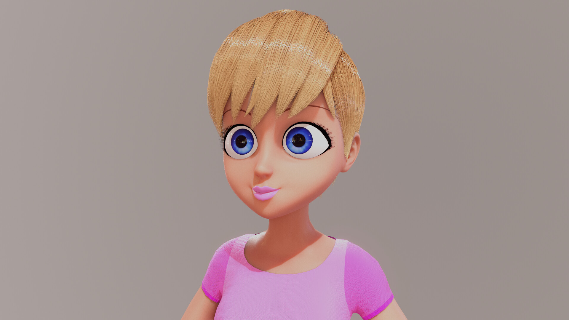 Miraculous Modelo em 3D da Personagem ( Rose Lavillant ) de Miraculous Ladybug