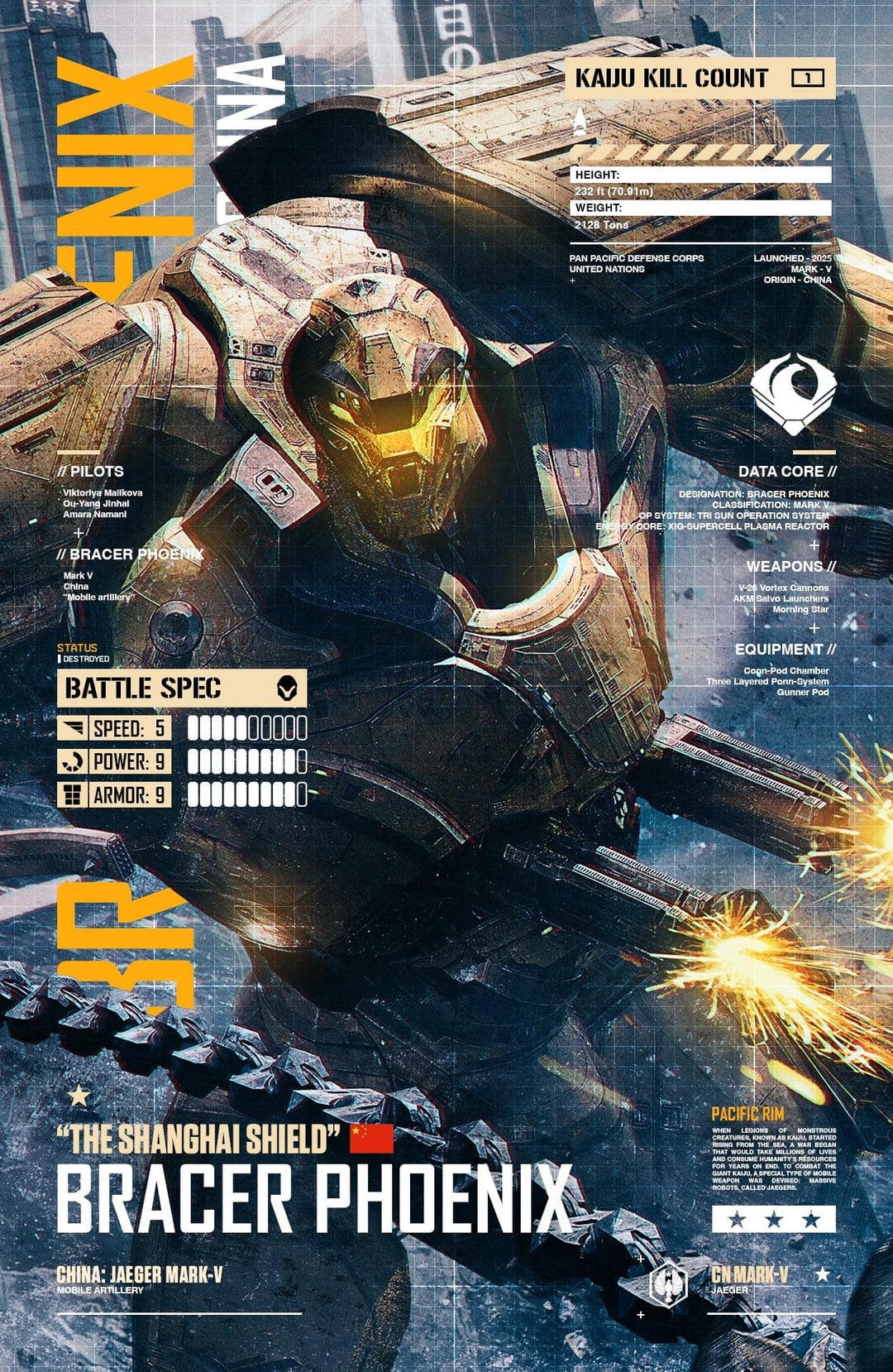 Bracer Phoenix: Mark V Jaeger Poster Design + Adapted Mobile Wallpaper For Bracer Phoenix, Cherno Alpha, Striker Eureka