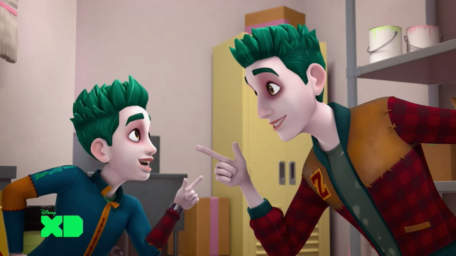 Zed Necrodopolis And His Younger Self [Zombies: The Re Animated Series]