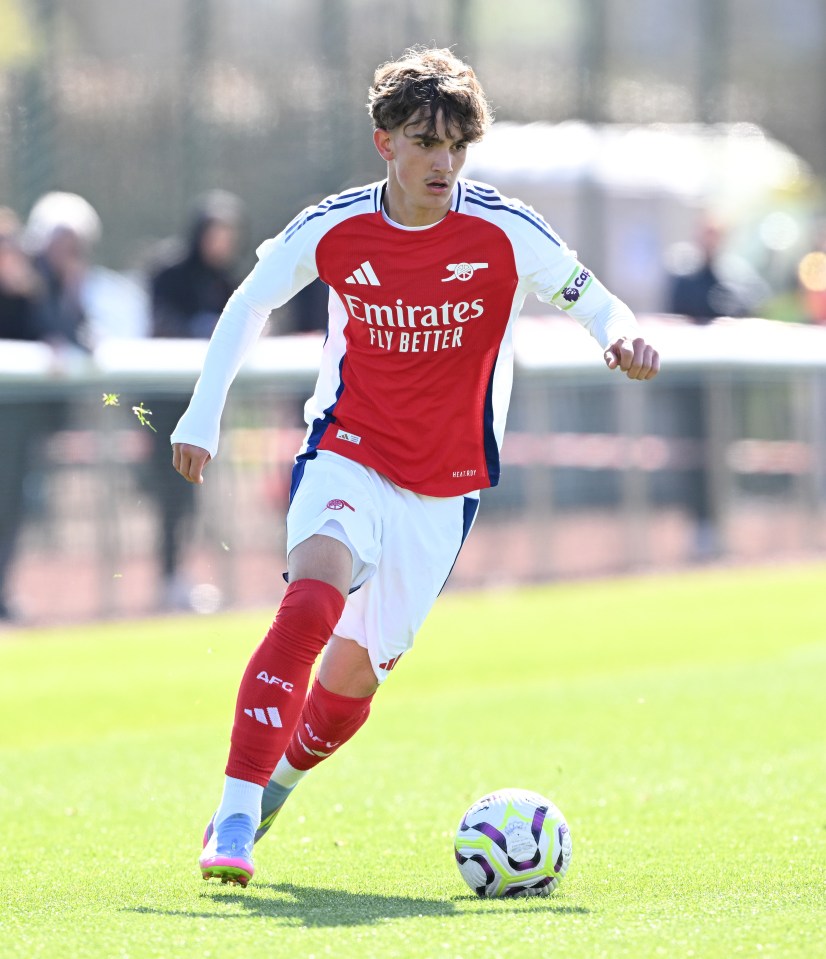 Arsenal Wonderkid Max Dowman, 15, Scores HAT TRICK As Under 18s Come Out On Top In Eight Goal Thriller Vs Leicester