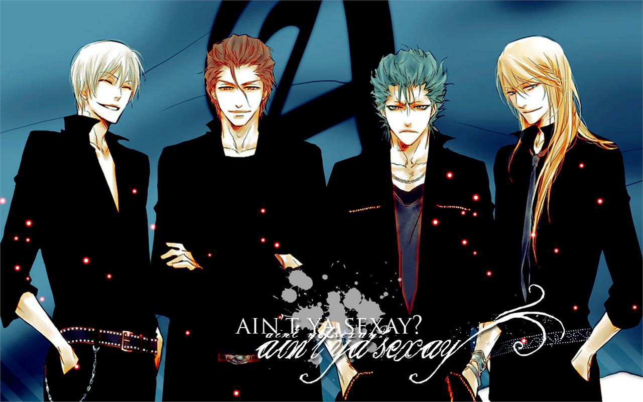 Desktop wallpaper: Anime, Bleach, Gin Ichimaru, Grimmjow Jaegerjaquez, Sōsuke Aizen 4K free download for PC. 1489946