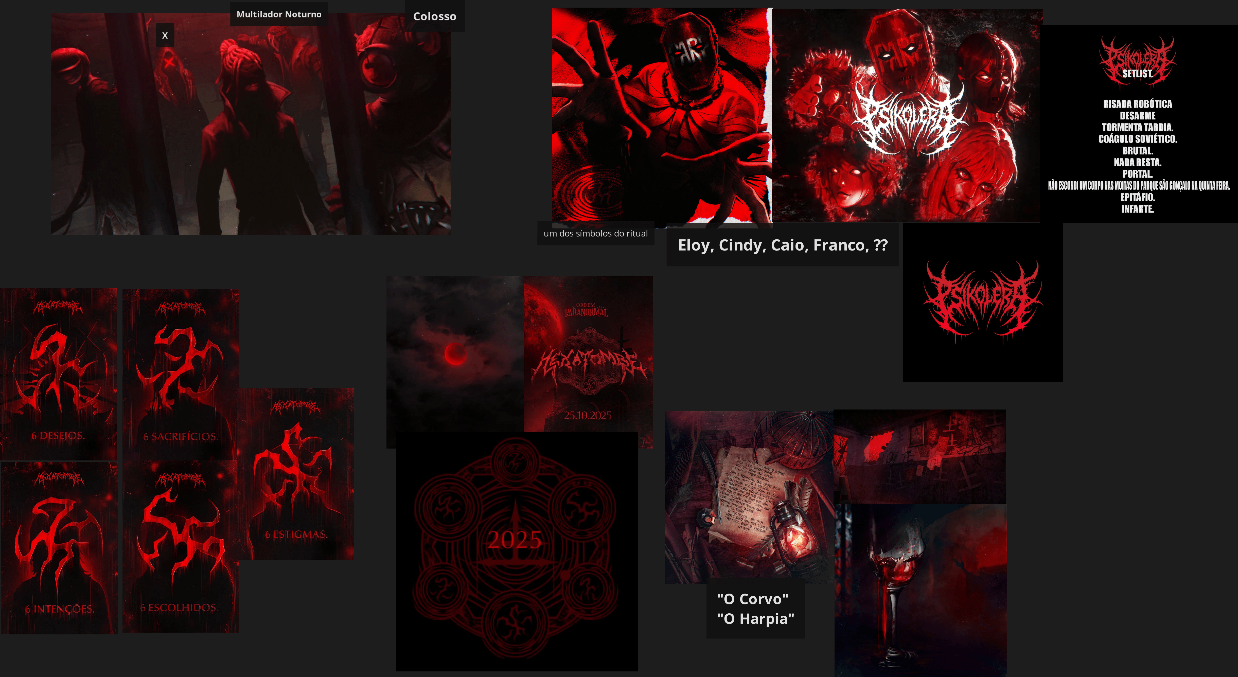 Compilation of everything that's come out so far from Hexatombe (as far as I know)