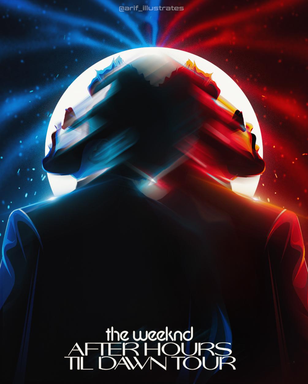 After Hours Till Dawn poster concept