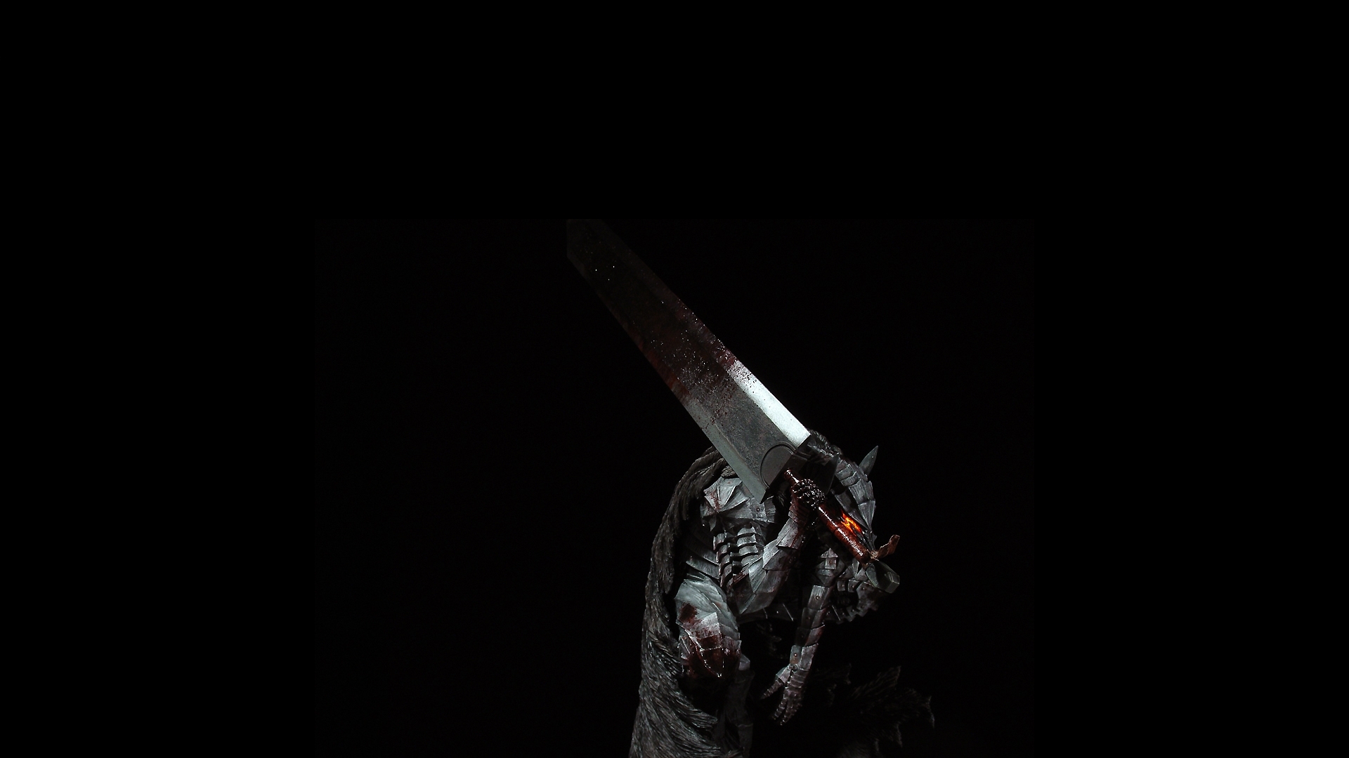 Wallpaper Berserk, Guts, black swordsman for mobile and desktop, section прочее, resolution 1920x1080