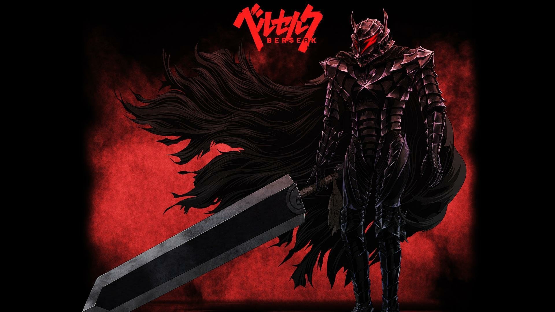 Berserk Fury: Abstract Dark Knight HD Wallpaper