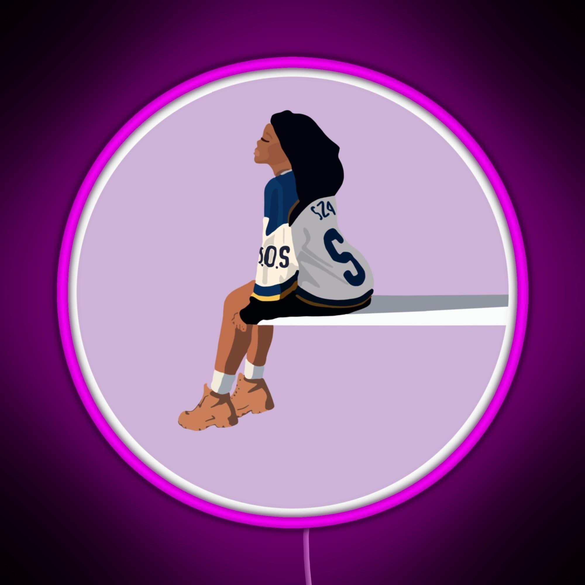 Sza Sos Rgb Neon Sign