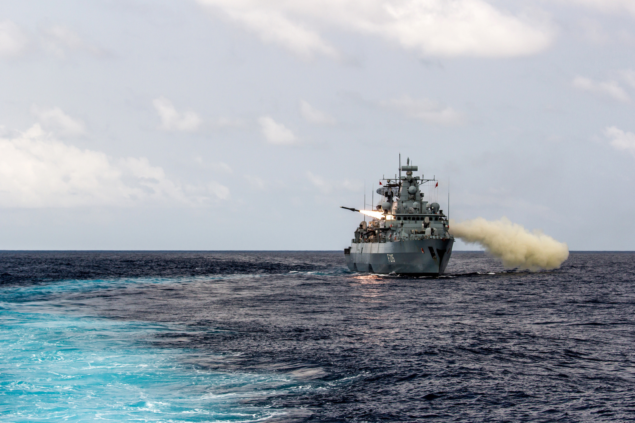 Download Brandenburg (F 215) Warship Frigate Military German Navy HD Wallpaper