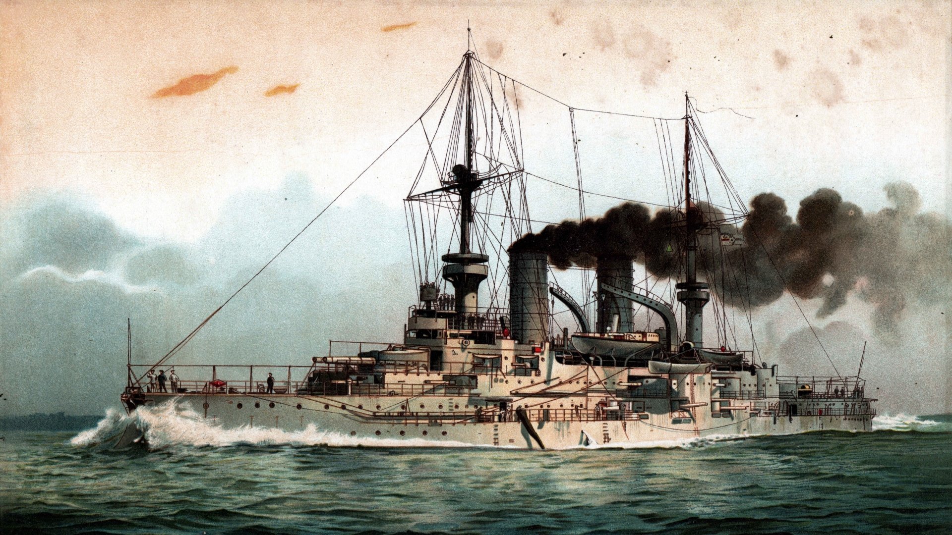 SMS Mecklenburg: German Navy Battleship in 8K Ultra HD Military Glory Wallpaper