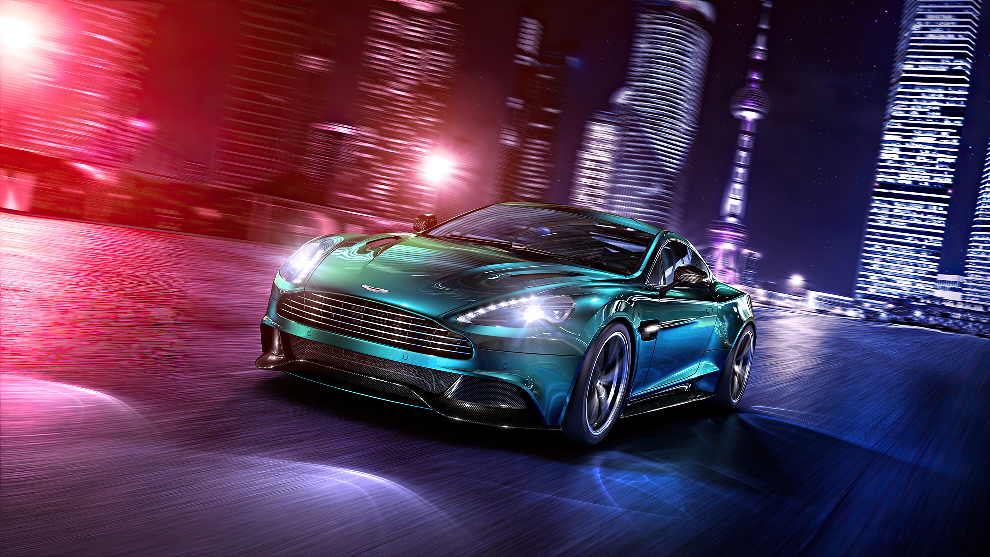 AstonMartin Vanquish City Reflections 4k Wallpaper, HD Cars Wallpaper, 4k Wallpaper, Image, Background, Photos and Picture