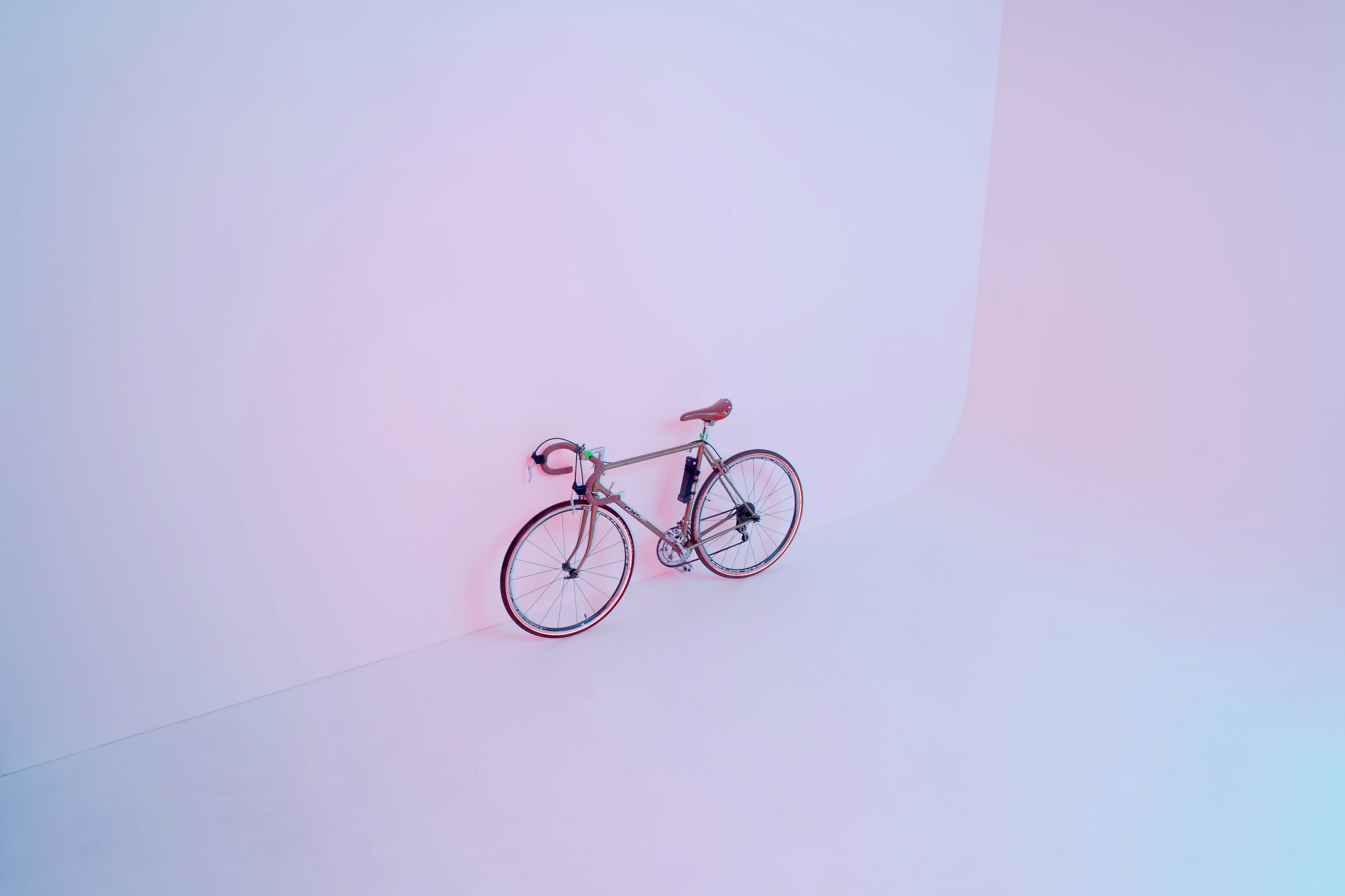 Pink road bike photo