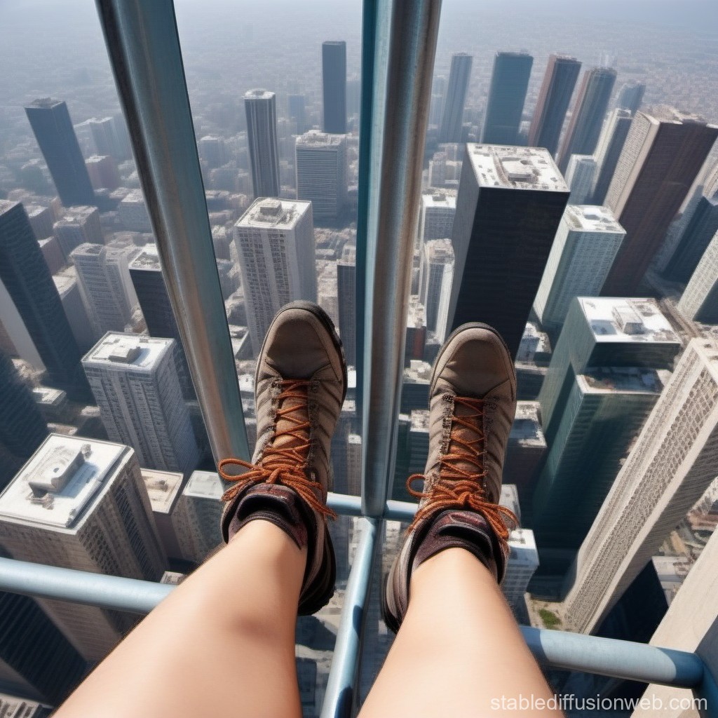 Fear of Heights: Acrophobia. Stable Diffusion Online