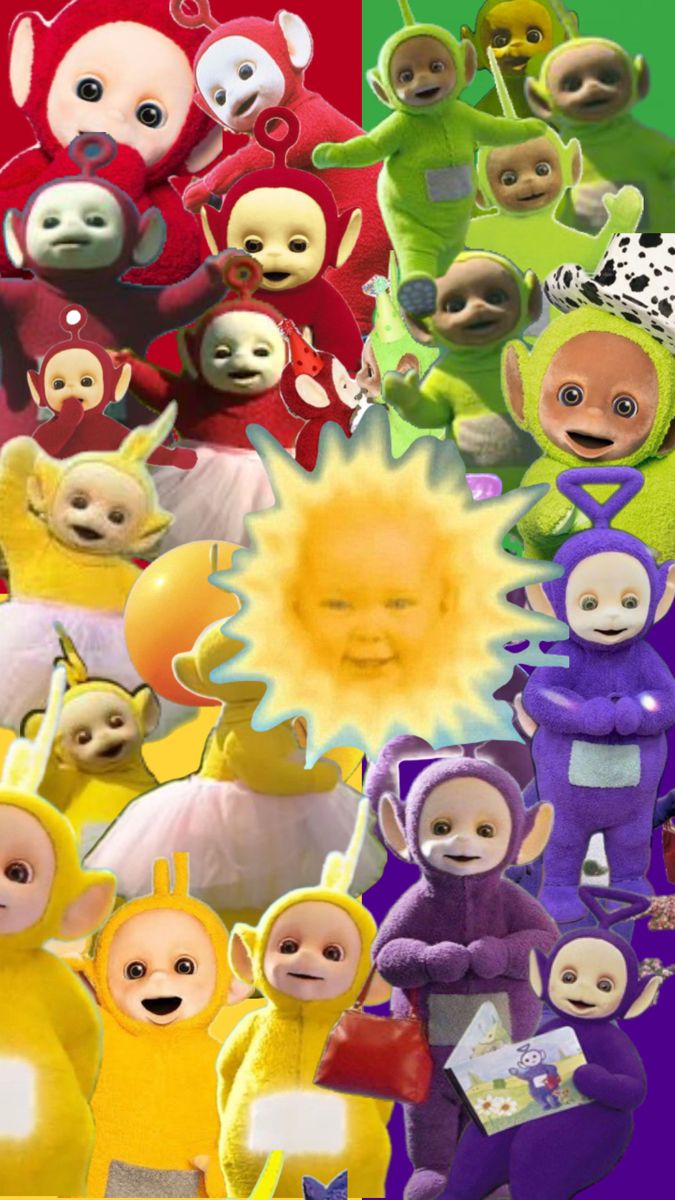 Teletubies and my mommy. Teletubbies funny, Walpaper hello kitty, Cute wallpaper