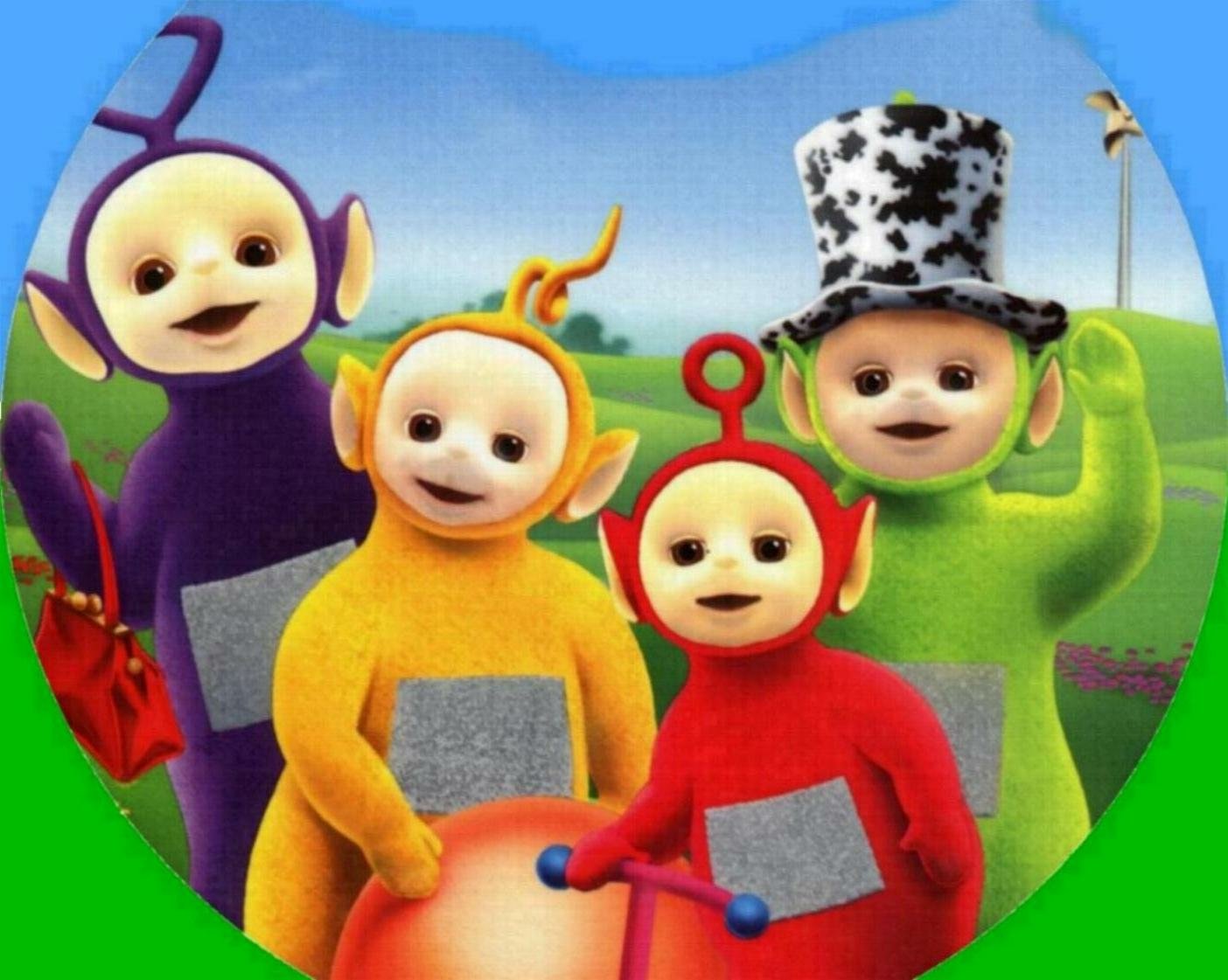 Teletubbies HD Wallpaper: Colorful TV Show Magic in High Definition
