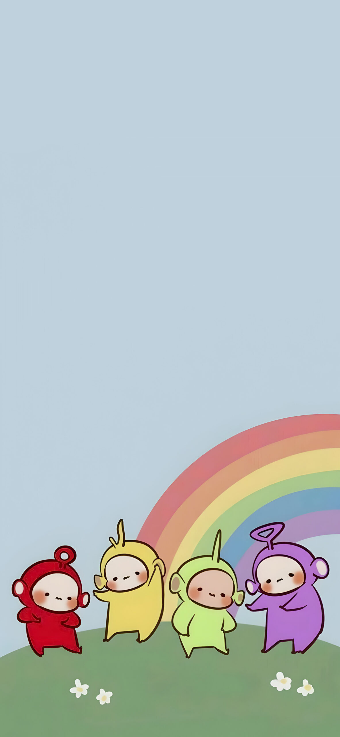Cute Teletubbies Rainbow Wallpaper Wallpaper iPhone