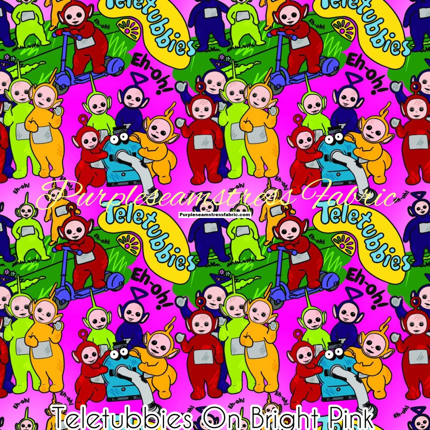 Tubbies on Bright Pink