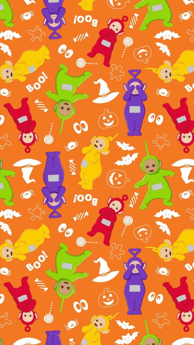Teletubbies Halloween Phone Wallpaper