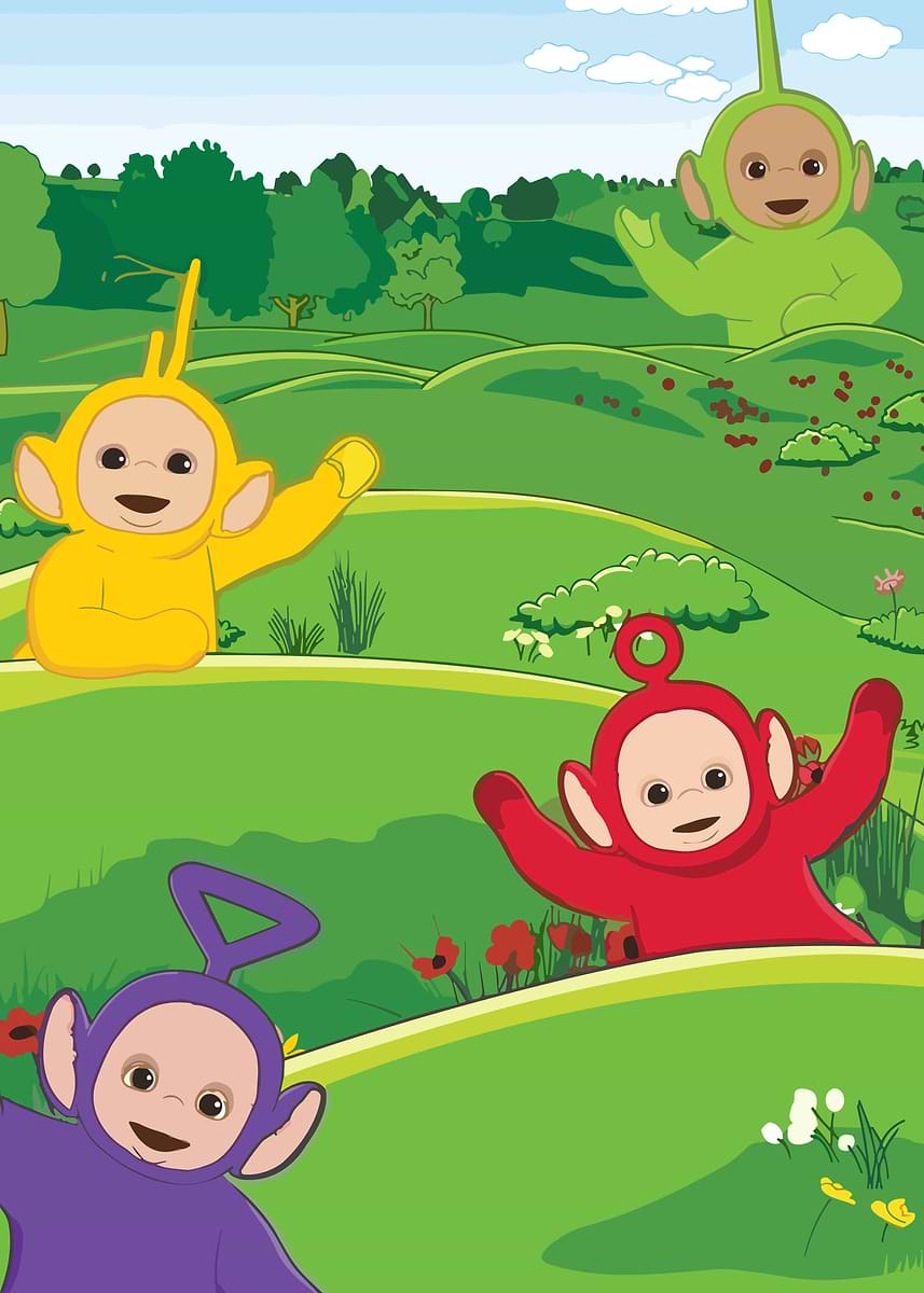 Teletubbies' Poster, picture, metal print, paint
