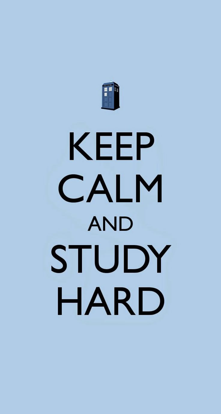 Keep Calm and Study Hard Poster