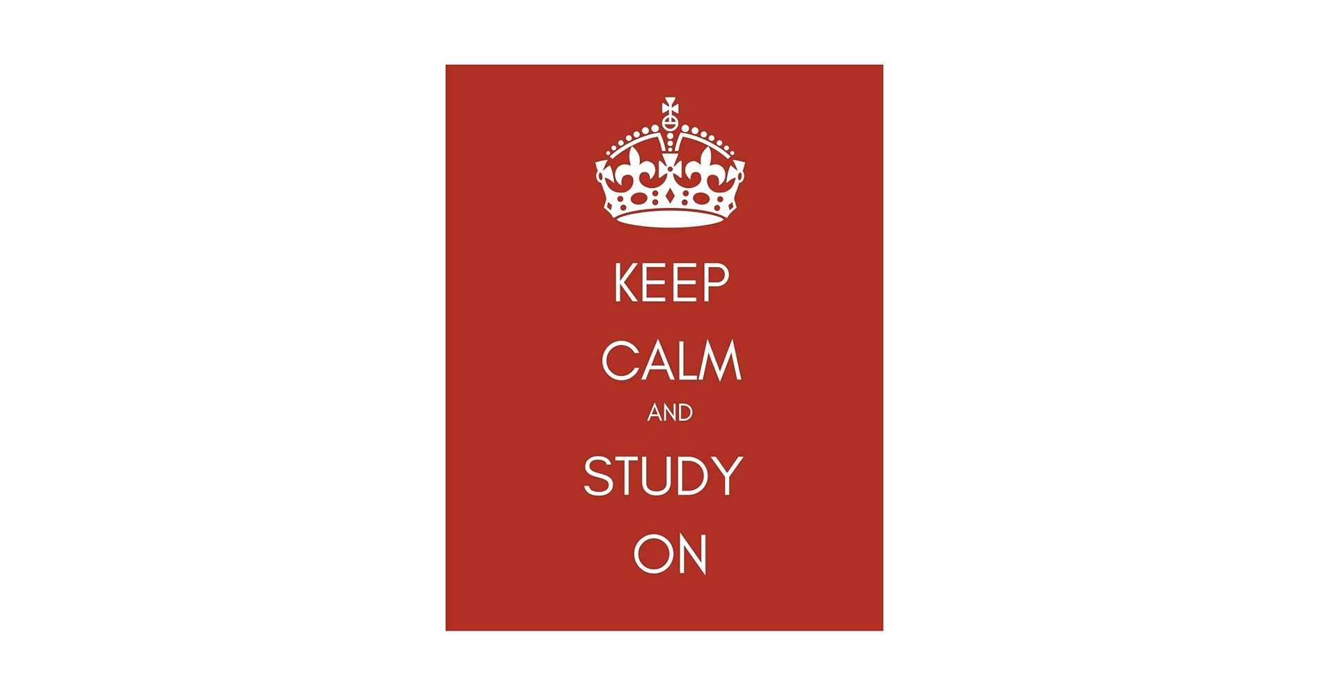 Keep Calm And Study On: Funny A4 Notebook Notepad Jotter (College Lined Ruled), (Gift For Students Starting Going Back To University, Uni, College