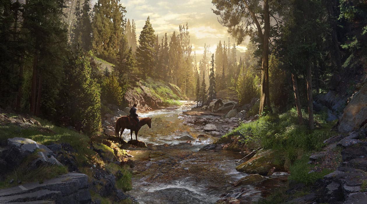 Mountain Stream Art Last of Us Part II Art Gallery