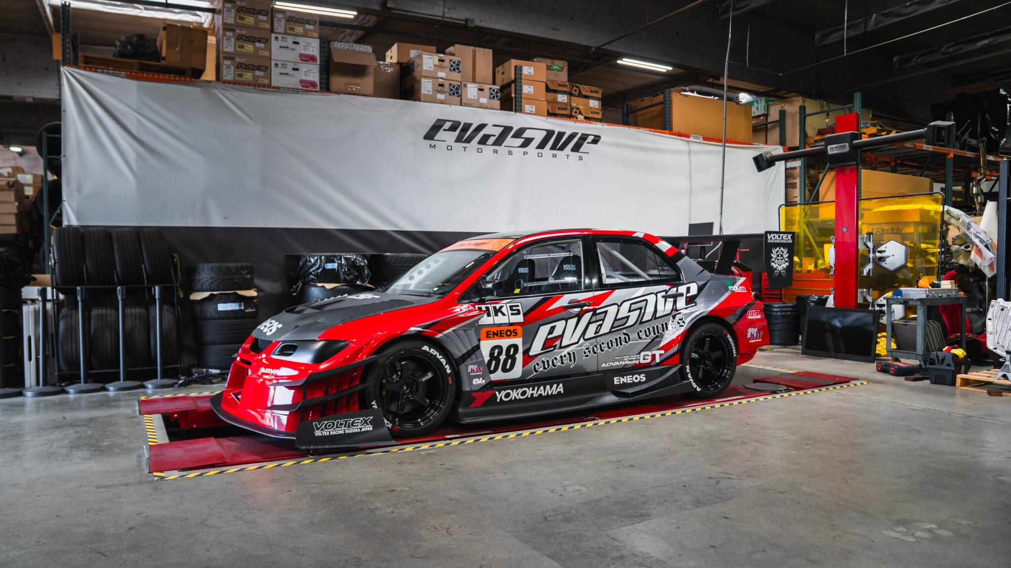 ENEOS Returns to SEMA with Evasive Motorsports Evo 9 RS and AAPEX with New Products