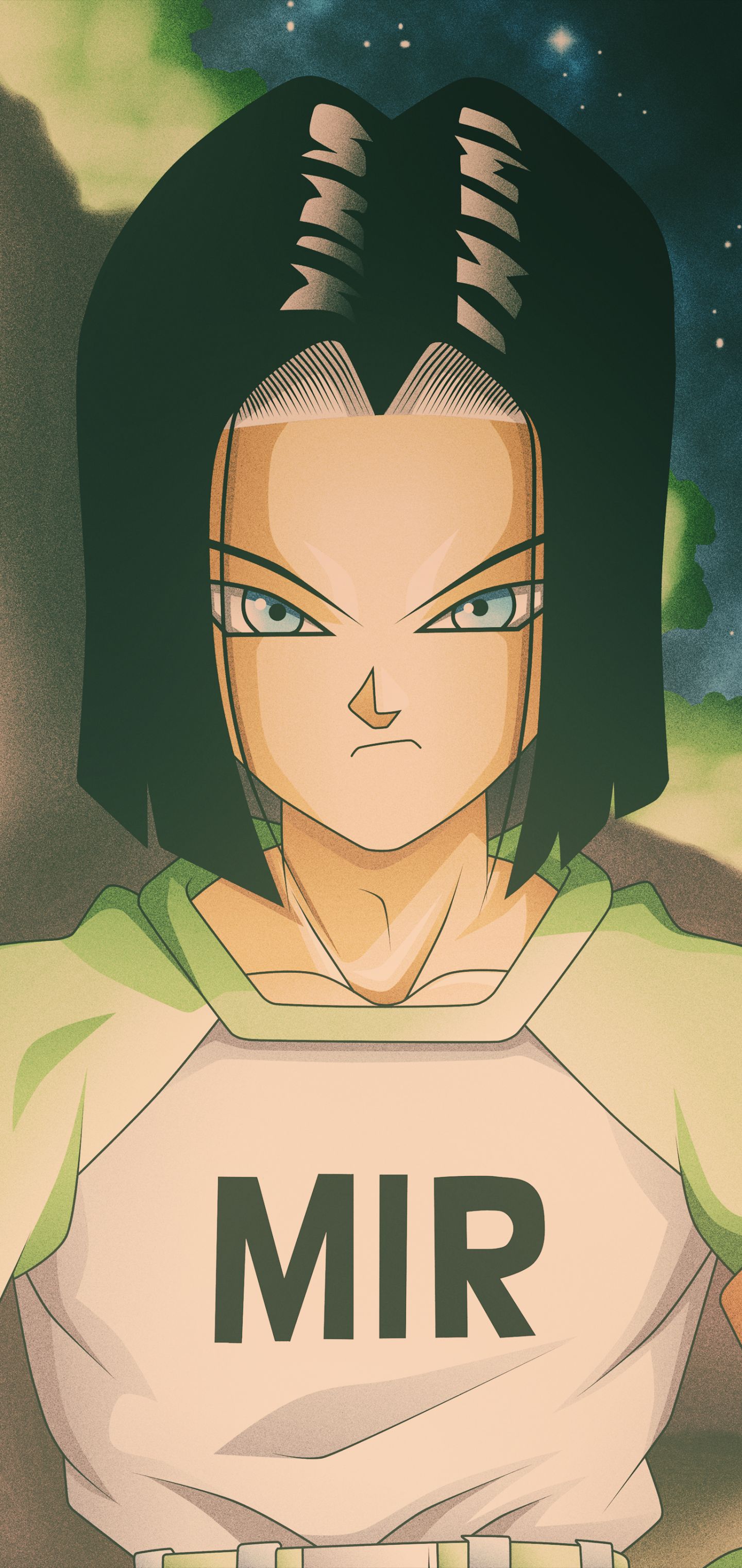 Phone wallpaper: Anime, Android 17 (Dragon Ball), Dragon Ball 1151804