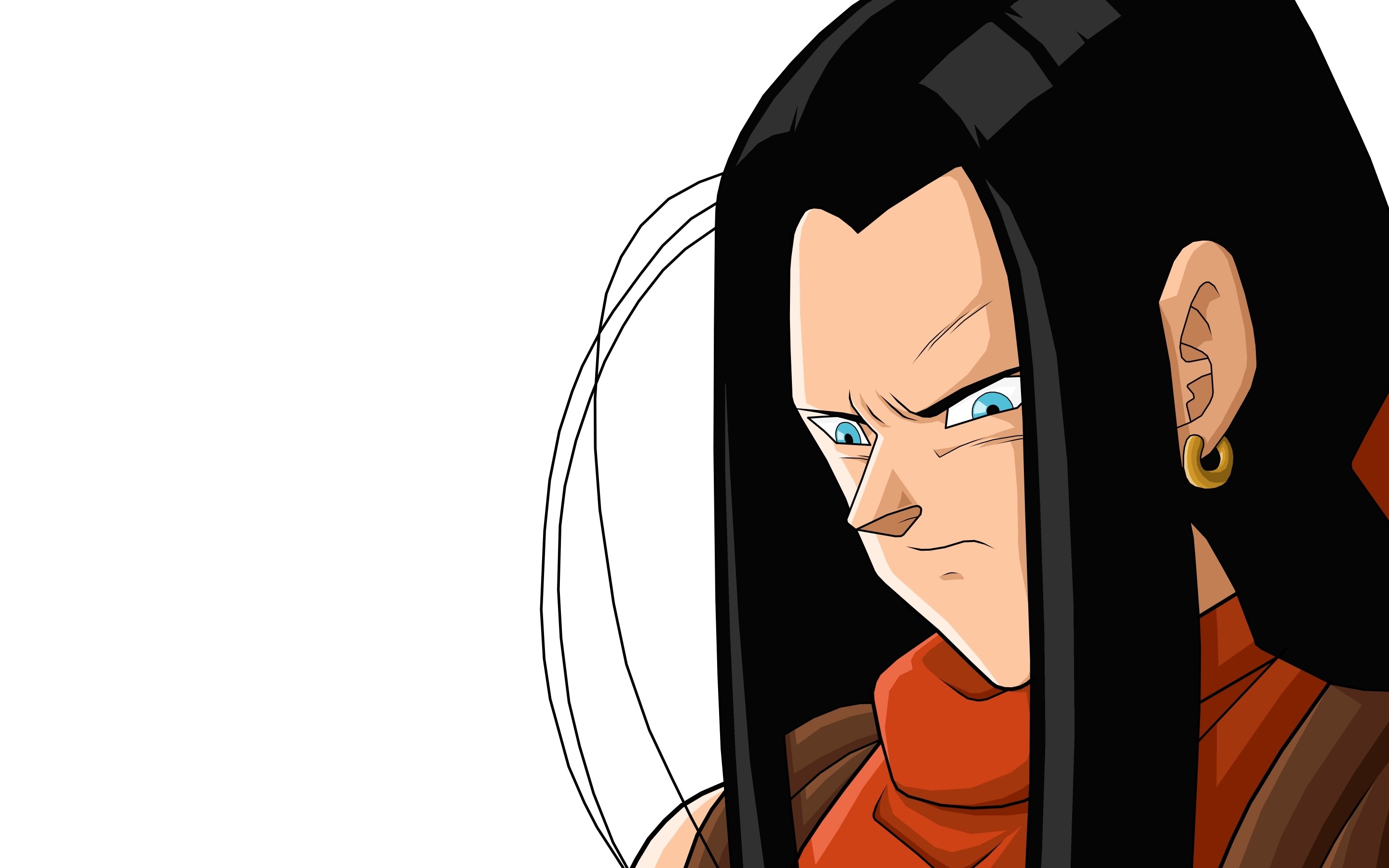 Android 17 HD Wallpaper from Dragon Ball GT