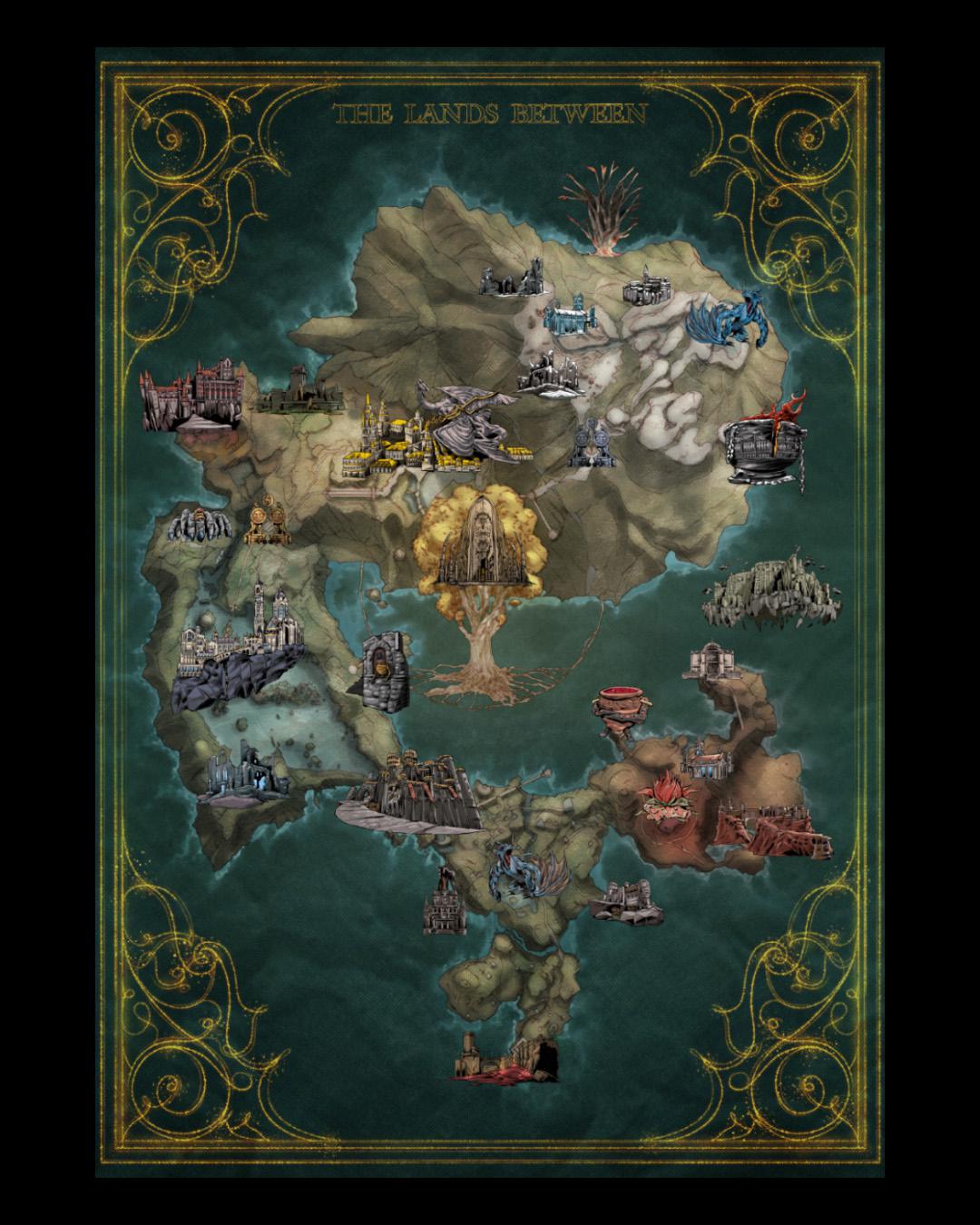 Elden Ring Map. Hope you like it!