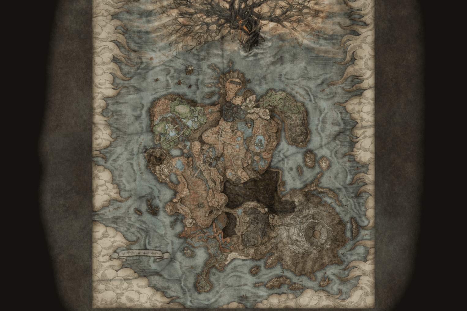 Elden Ring map. Image, size, fast travel & how to summon horse