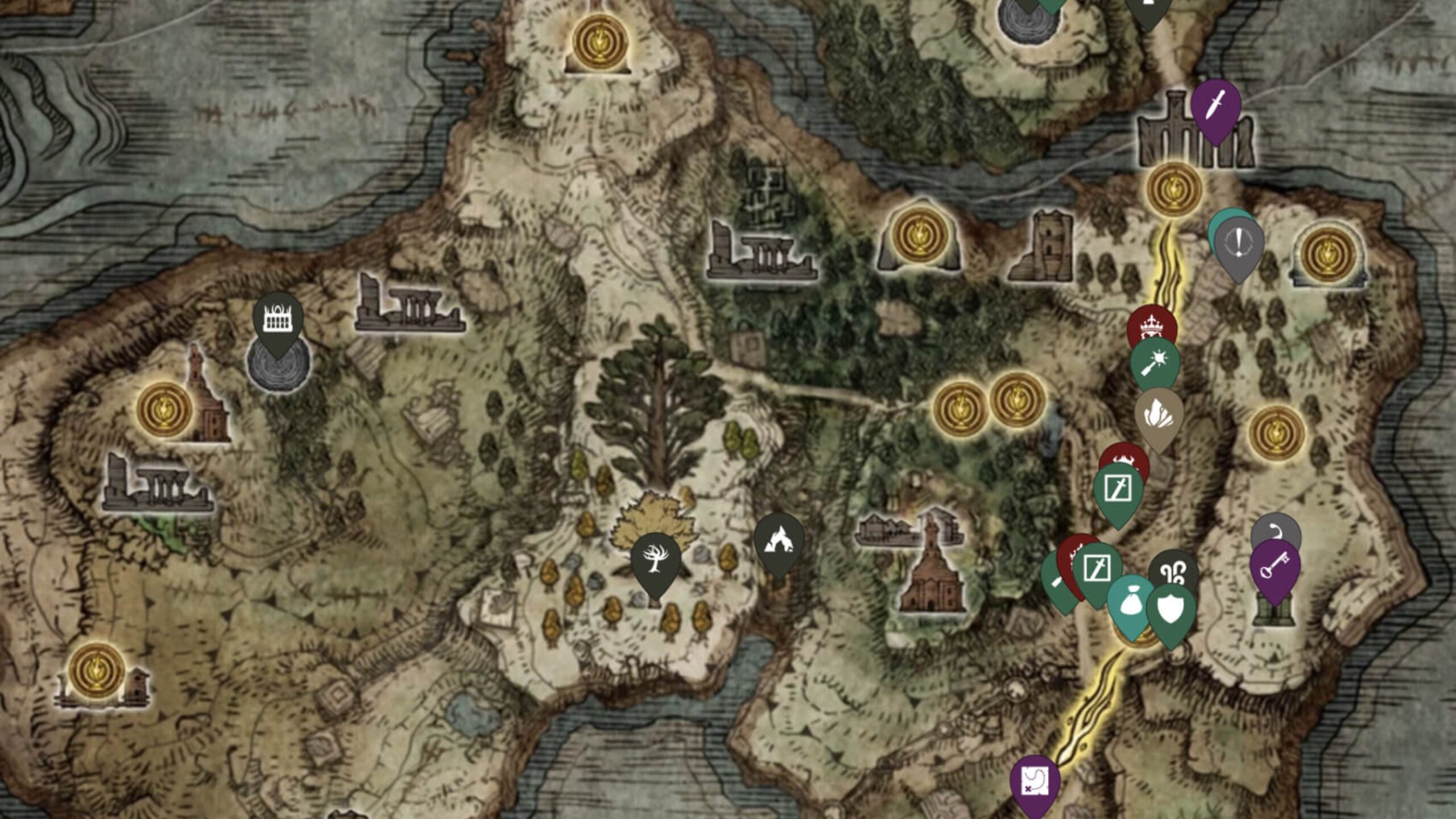 Elden Ring Map Wallpapers Wallpaper Cave Wp15987920 