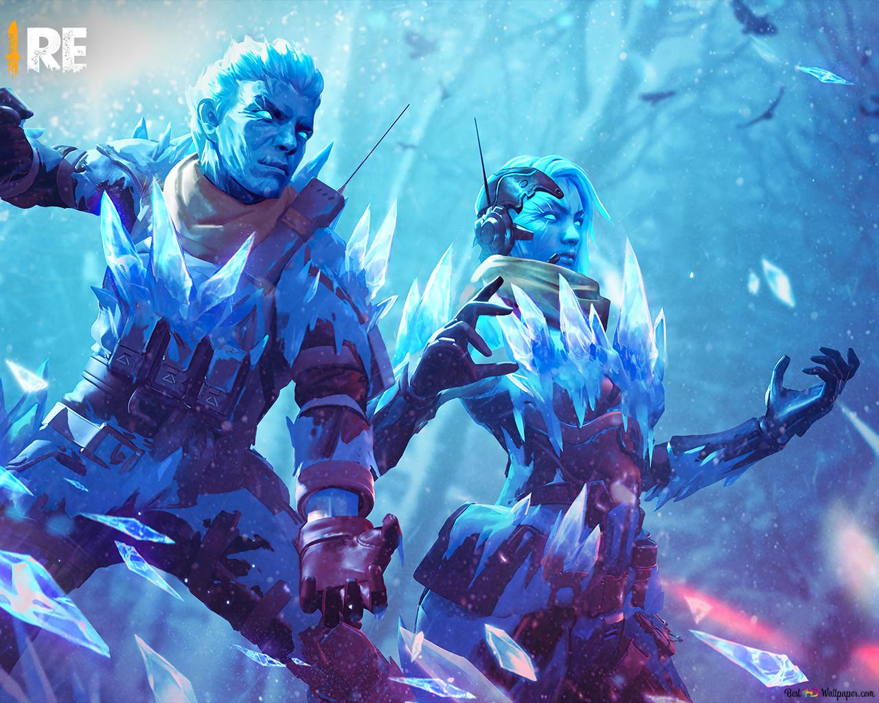 Winter Frost Skin Set Free Fire (Video Game) 4K wallpaper download