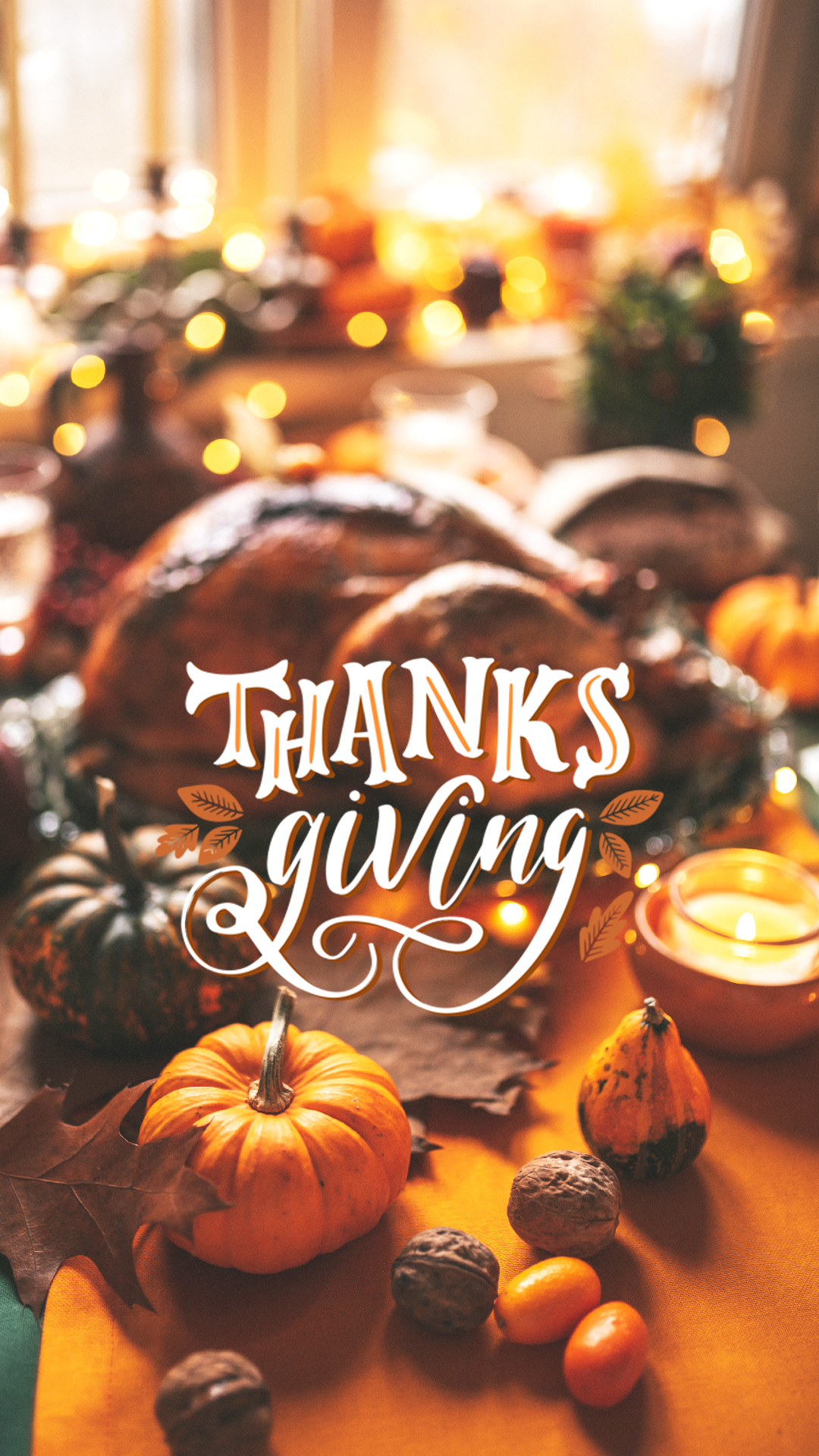 Cozy Thanksgiving Phone Wallpaper